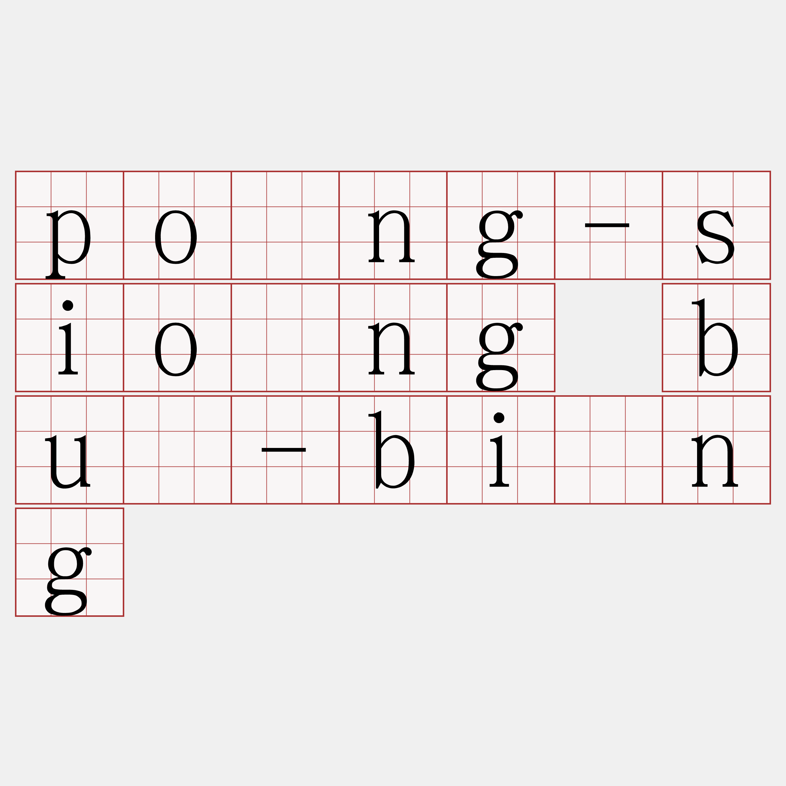 póng-siōng bû-bîng